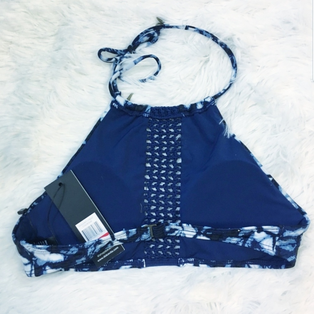 Dolce Vita Blue High Neck Bikini … - Picture 4 of 4